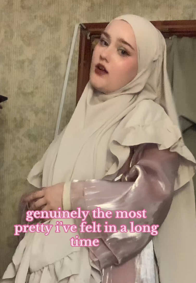 i love that i can do a little spin in this khimar #modestfashion #veiled #veiledpagan #helpol #cutemodestoutfits 