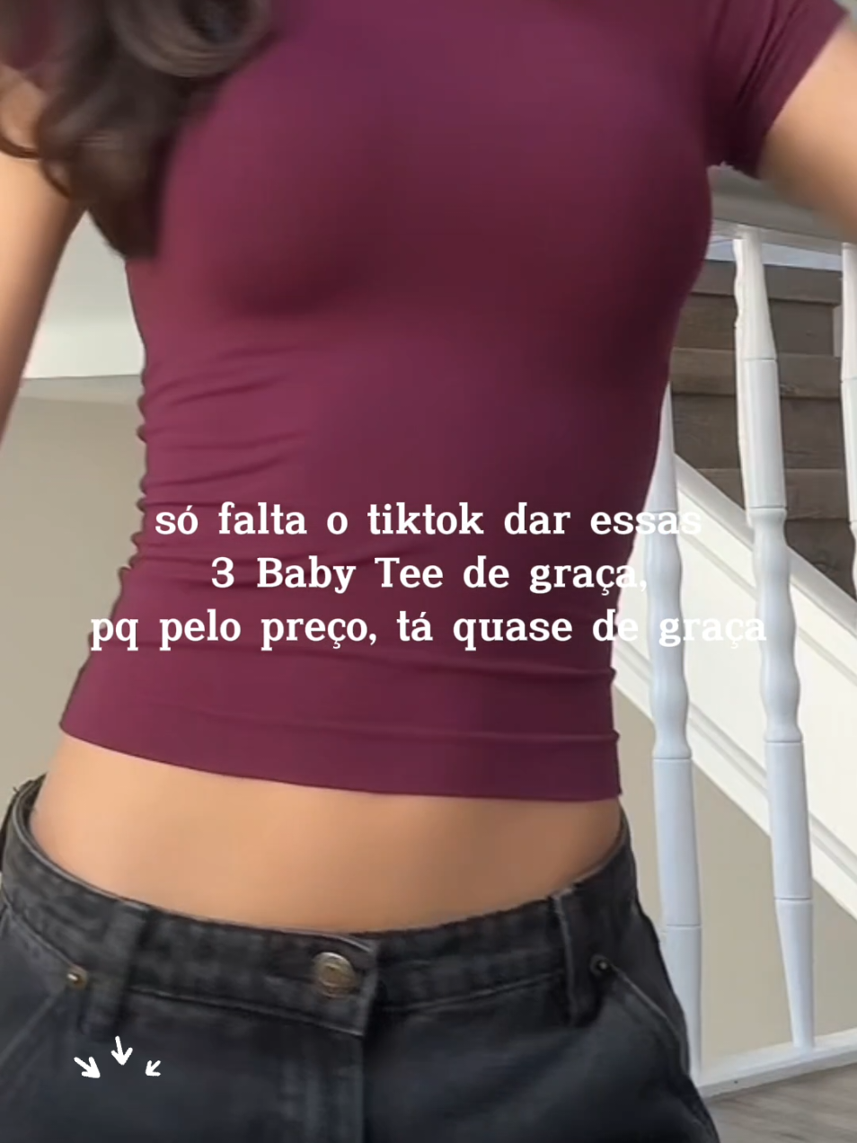 Só falta o tiktok dar essas 3 Baby Tee de graça, pq pelo preço tá quase de graça mesmo!! #babytee 