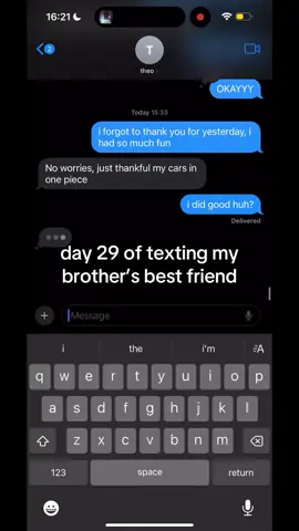 day 29 of texting my brothers best friend || guys why did he cancel… 😭 || #brothersbestfriend #day29 #viral #foryoupage #fyp 