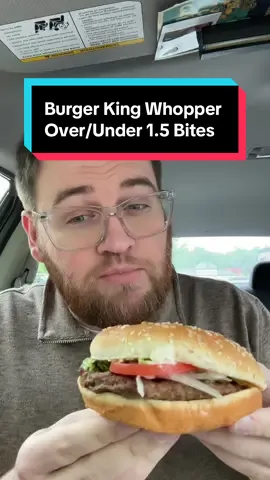 Replying to @Christopher Burger King Whopper in one bite @Burger King #burgerking #fyp #viral #eatingshow #mukbang 