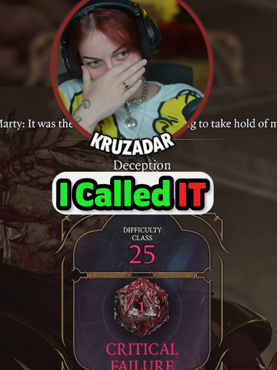 Baldur's Gate 3 doin me DIRTY 😞 