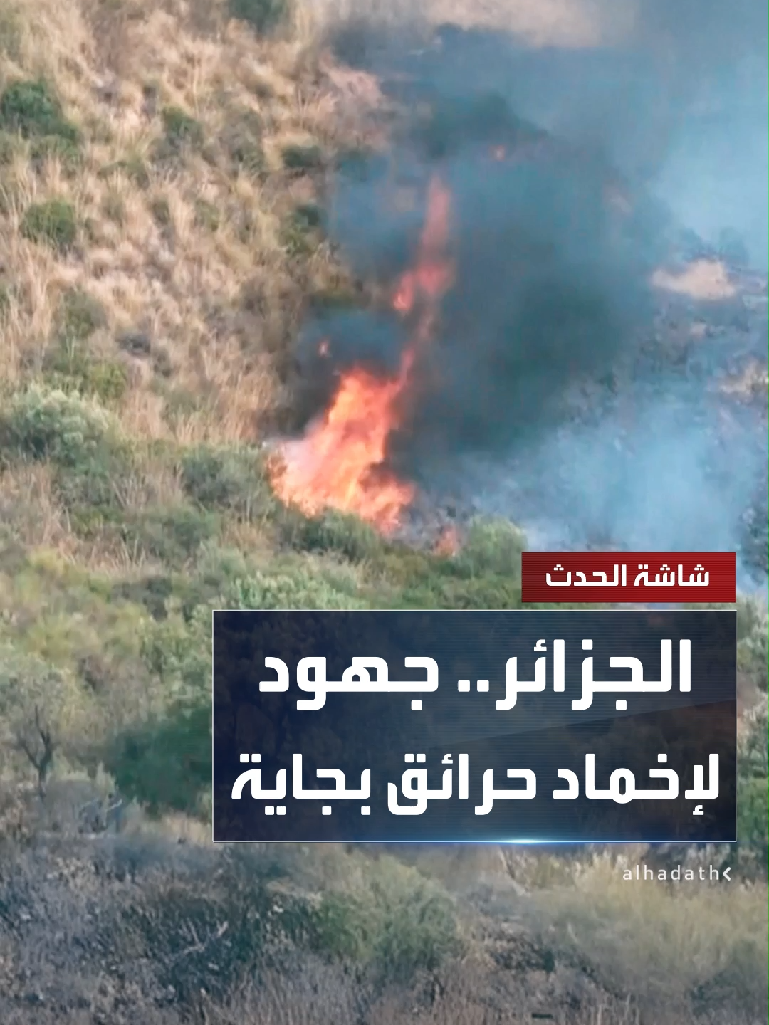 فرق الدفاع المدني تواصل إخماد حرائق اندلعت في غابات عدة بولاية بجاية في منطقة القبائل شرقي الجزائر #الجزائر #قناة_الحدث