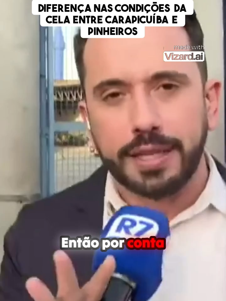 #Diferença nas condições da cela entre Carapicuíba e Pinheiros