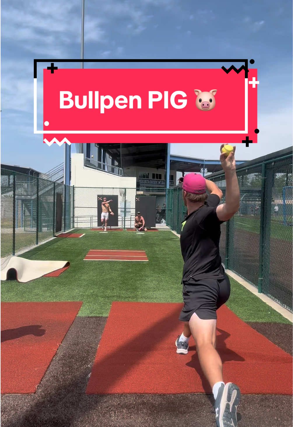 @Telly is a big stinky PIG!  @Andy ty, ily . . . #partyanimals #bananaball #pig #baseball 
