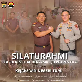 Kapolres Tual Akbp Adrian S.Y. Tuuk, Sik, MH. Silahturahmi ke Kajari Tual #polripresisi  #polriuntukmasyarakat  #polrestualberadat  #maluku  #bhayangkari @humas_polda_maluku  @polisi_indonesia  @divisihumaspolri  @listyosigitprabowo @temanpolisi  @tathyadharaka_akpol2005