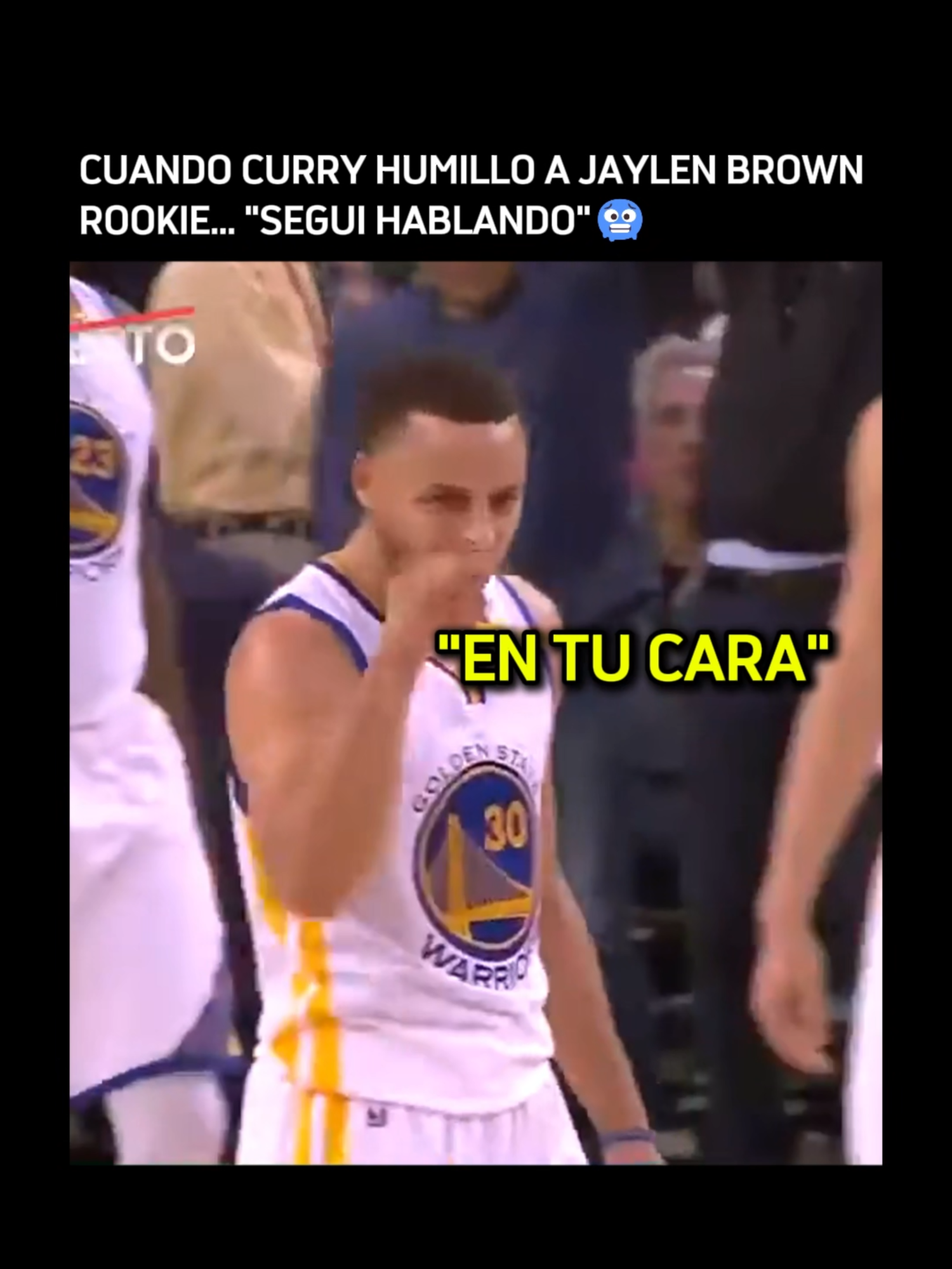 CURRY BAJO EL EGO DE JAYLEN BROWN!!! #jaylenbrown #stephcurry #NBA #baloncesto #basketball #fyp