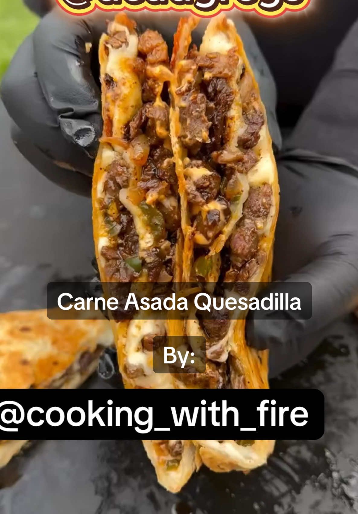 @Miguel 's Carne Asada Quesadillas   Is it any good? Can i cook? Idk but the video is a good time, i think!  #cook #quesadilla #cooking #cheese #meat