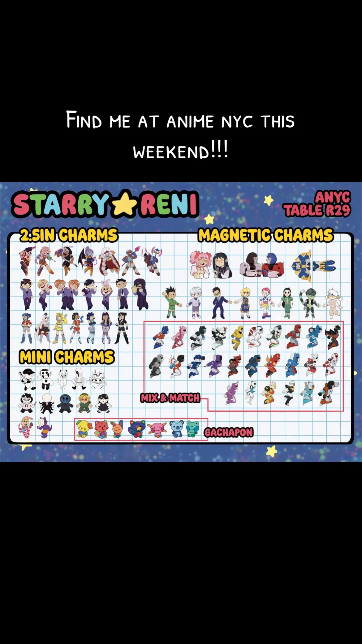 I’ll be at table R29 this weekend with @luckyweinni :3 come say hi!!!