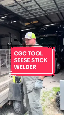 The CGC 155Amp SEESE Welder is small but mighty! Portable, powerful, and beginner-friendly — perfect for quick fixes, DIY projects, or shop work. Smooth welds every time #fyp #metalfabrication #welder #stickwelder #tools 