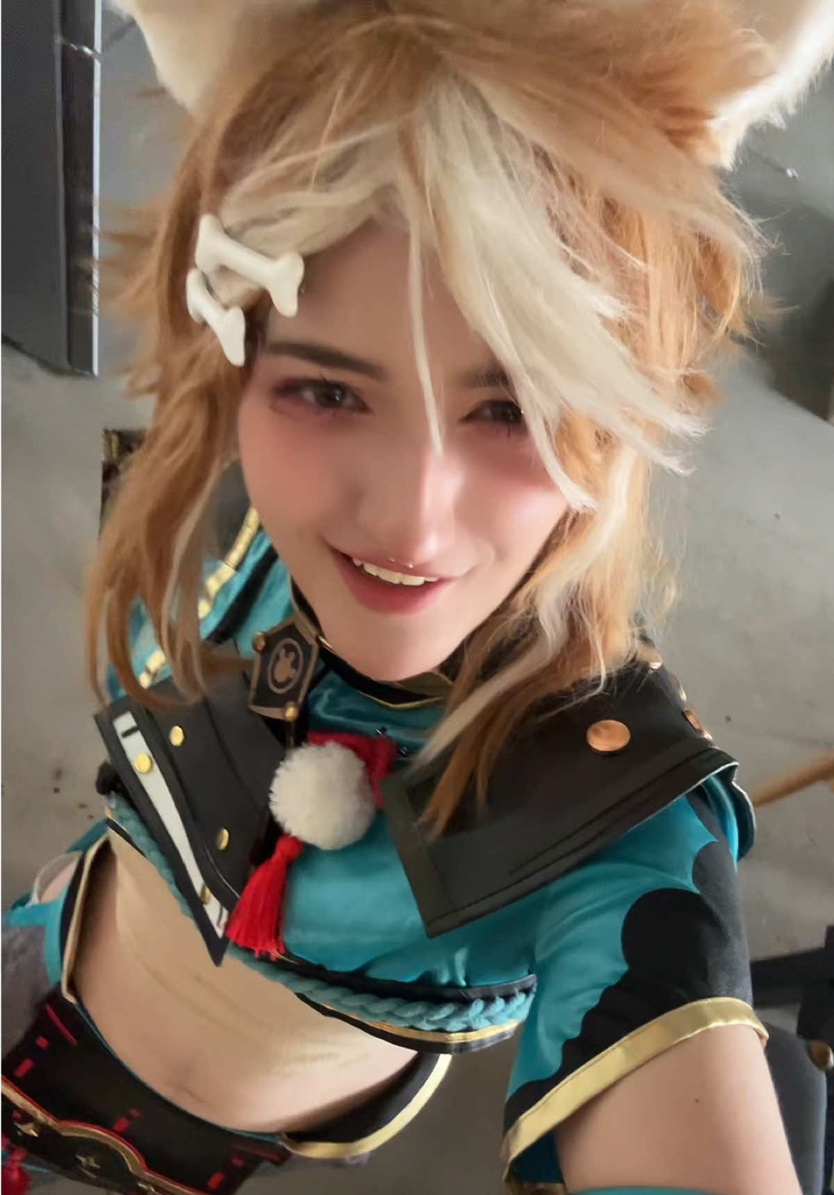 i forgot to record a b4 oops sry im chopped #gorougenshinimpact #texasfurrysiesta2025 #goroucosplay #GenshinImpact #genshinimpactcosplay 