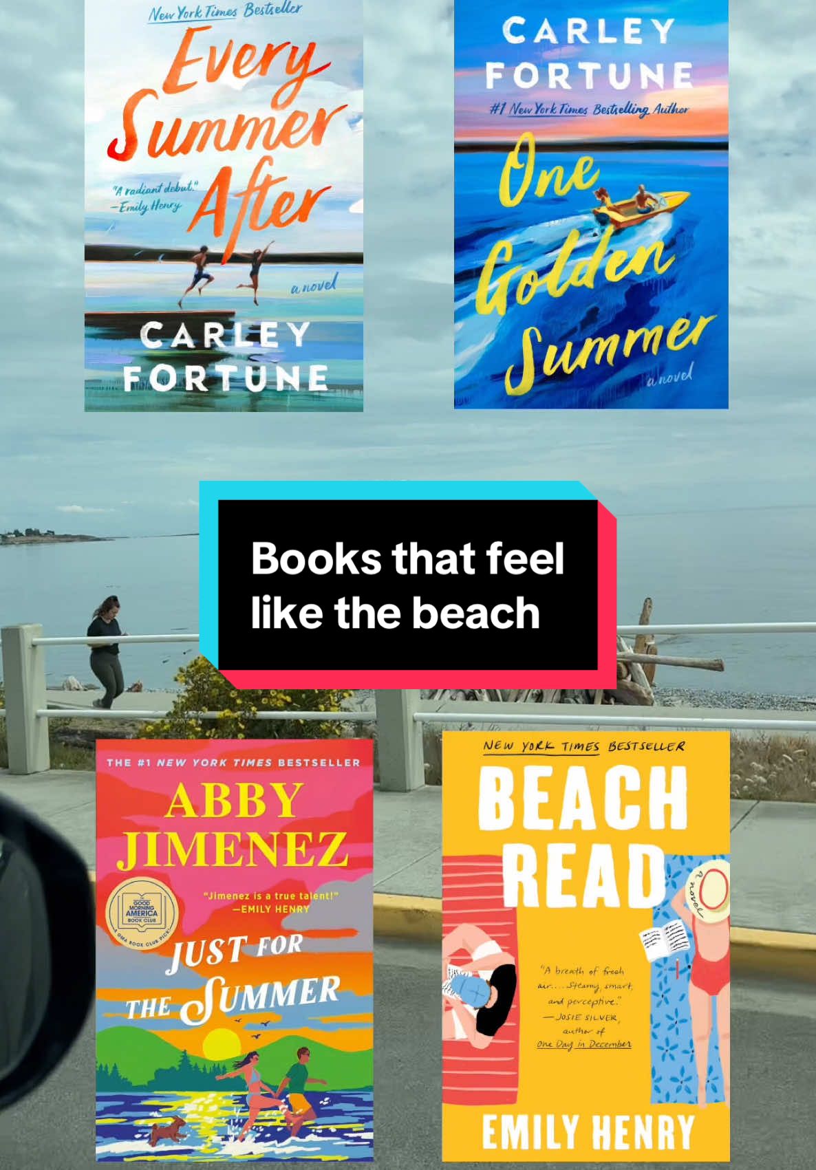 Nothing compares to a beach read on the beach 🏝️  #beachreads #summerbooks #BookTok #booktoker #bookish #reading 