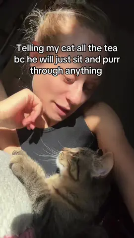 Even as he bites he will still purr and won’t leave my side 😂❤️ #fyp#catslovers#foryou#foryoupage#comedy
