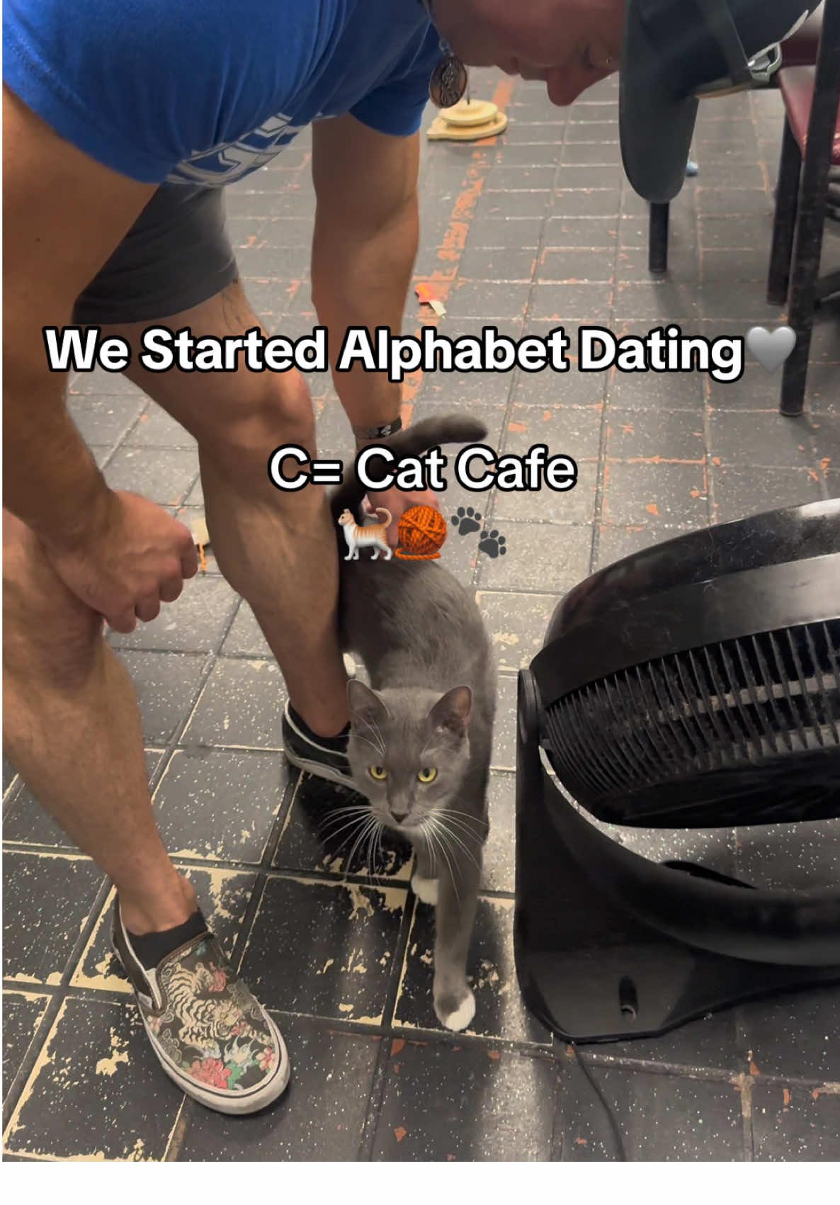 We almost went home with a souvenir🐱 ##catcafe##abcdate##datenight##dateidea##thingstodo