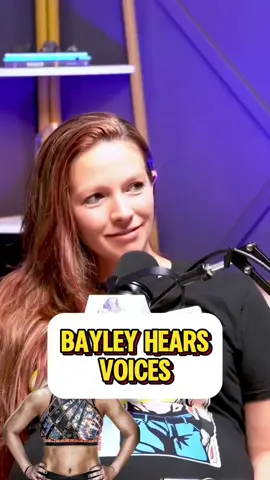Bayley hears voices! #Wrestling #prowrestling #WWE 
