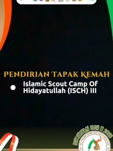 Pendirian Tapak Kemah ISCH III di Hidayatullah Balikpapan. Tapak kemah adalah zona tempur! Tenda-tenda mulai berdiri, matras digelar, sepatu dilepas. Langit Gunung Tembak menyambut para kader dengan angin perjuangan yang khas. Di tapak kemah inilah, langkah-langkah kecil akan memulai perubahan besar. Ia akan menjadi saksi bisu semangat juang yang menyala. Tempat air mata kelelahan bertemu tawa perjuangan. Tempat ukhuwah dirajut, tekad dibakar, dan hati diikat oleh visi yang sama.