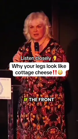 Why your legs look like cottage cheese!