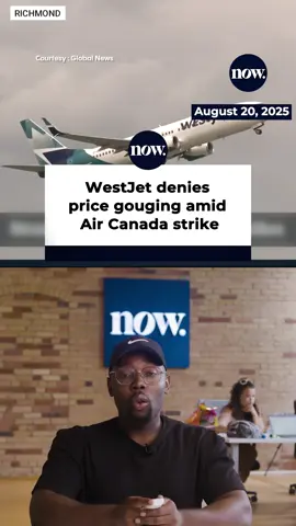 WestJet responds after customer accuses airline of price gouging following Air Canada’s strike. #WestJet #AirCanadaStrike Read more at nowtoronto.com.
