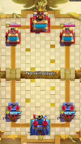 No skill = perfect defense, Clash Royale 🔥🗣️ #clashroyale #clashroyaledaily #clashroyalememes #supercell #clash 