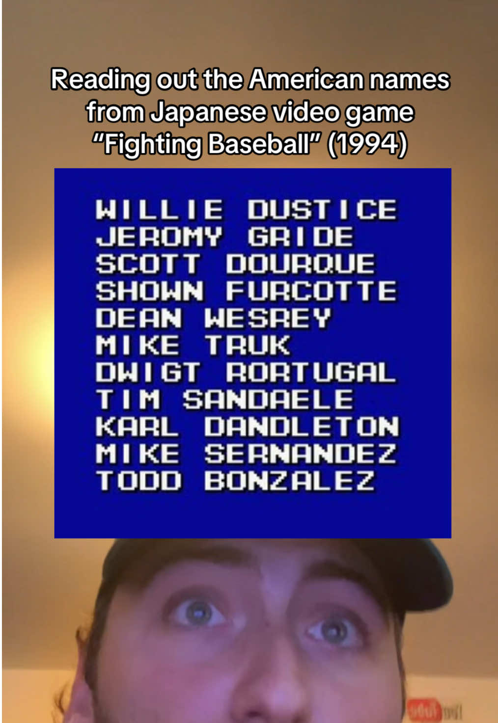 They kinda cooked with Bobson Dugnutt #baseball #impressions 