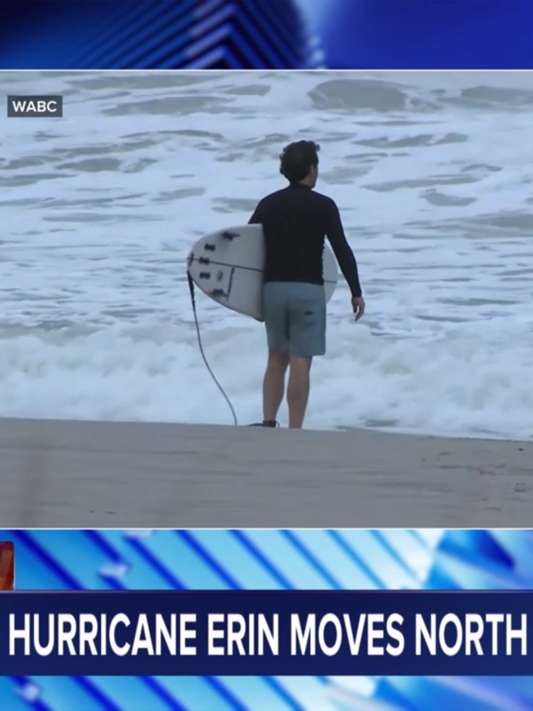 ABC News' Olivia Rubin reports from Rockaway Beach, New York, where dangerous surf and life-threatening rip currents are expected to intensify along the East Coast from Wednesday through Saturday morning. One lifeguard says waves are already reaching up to 10 feet. #hurricaneerin