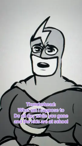 He hates when there’s nothing going on. I mean he loves it, but sometimes he feels a lil useless.  #art #incredibles #thunderhead #artist #theincredibles 