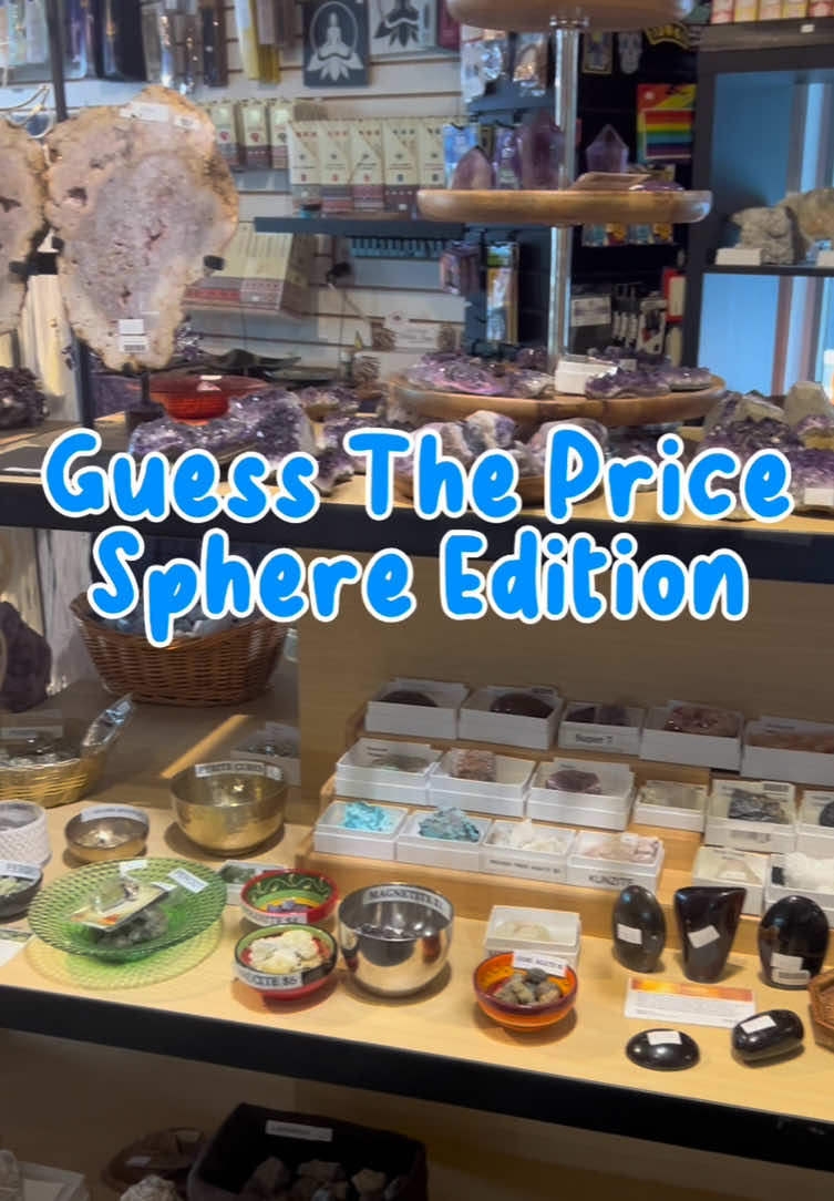 If you own any spheres drop a picture of your favorite one in the comments!📸🔮 #yourinnerlight #guesstheprice #crystalsphere #lititzpa #crystalcommunity 