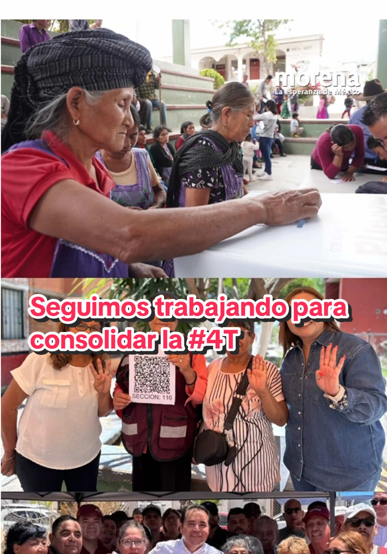 Más de 6 mil asambleas realizadas este domingo con un solo objetivo: construir la base territorial de nuestro Movimiento 🔥✨ Cada vez somos más los que constituimos el motor que transforma a México: Los Protagonistas del Cambio Verdadero. ¡Súmate a esta iniciativa y participa en los #ComitésMorena!