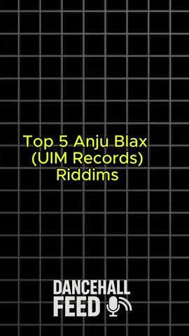 Top 5 Anju Blaxx riddims 🎶🔥 From Mildew to Nymphomaniac, these productions shaped a whole era.                     Which one would you put at #1? 👇 #DancehallFeed #DancehallHistory #AnjuBlaxx #Top5Riddims 