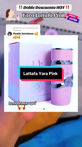 Respuesta a @Guerrera Lattafa Yara Pink con 53% de descuento Hoy chicas #GlowUpCetaphil #tiktokshop #tiktokshopfinds #latina #tiktokshopcreatorpicks #Summer #tiktokshopbacktoschool #dealsforyoudays #perfumes #perfumesparamujer #perfumesarabes #perfumesarabes #lattafaperfume #yarapink #yarapinklattafa #lattafayara #lattafaperfumes #perfumecollection #perfumereview #perfumesarabesfemeninos #fragancias #fraganciasfemeninas 