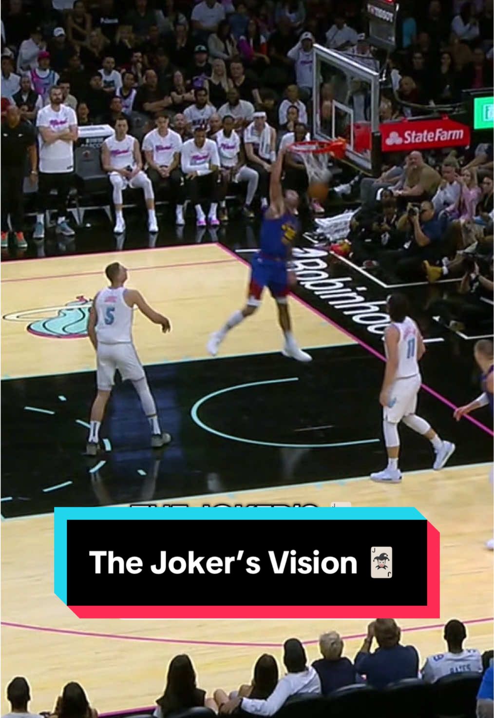 Jokić’s unreal passing ☄️ #NBA #basketball #Jokic #NikolaJokic #bestof 