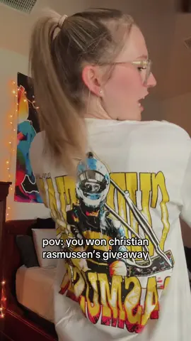 won a giveaway from my fave indy driver AND i’m going to the arlington gp in 2026!! @Christian Rasmussen thank you again for this, i am literally going to frame it #indycar #indycarracing #christianrasmussen #christianrasmussen21 #ellyraeken 