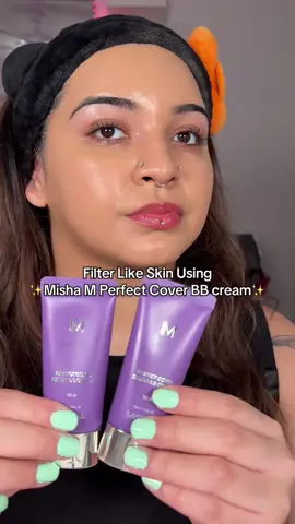 I love this @missha.official bb cream! It give such good coverage and feels super lightweight and is skincare infused ✨ #misshabbcream #missha #lightweightbbcream #bbcream #cardibbbcream 