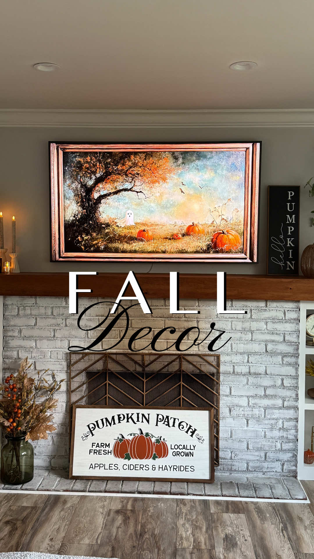 Just 1 more trip to Home Goods tomorrow and I’ll be done 🍂🍁 #fall #homedecor #halloween #cozy 