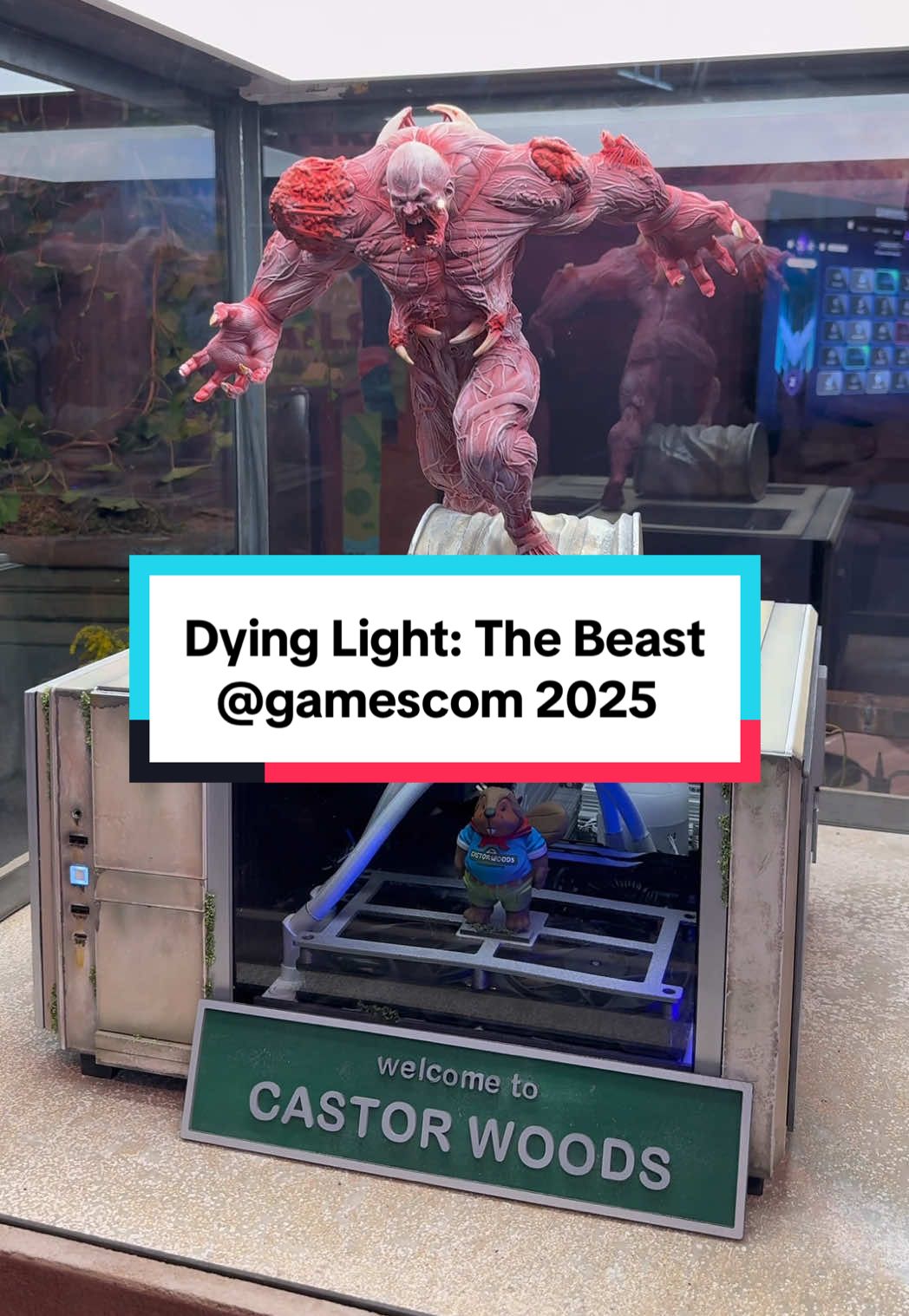 Dying Light: The Beast is playable at Gamescom 2025! Located at Hall 6.1, look out for the “Castor Woods” signage. Be sure to score some exclusive merchandise while you’re there! #gamescom #gamescom2025 #DylingLight #DyingLightTheBeast #Techland