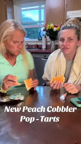 New Peach Cobbler Pop Tarts #food #eating #new #motherdaughter #peach 