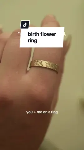 our birth flowers on a ring ❀  #jewelry #giftideas #giftsforher