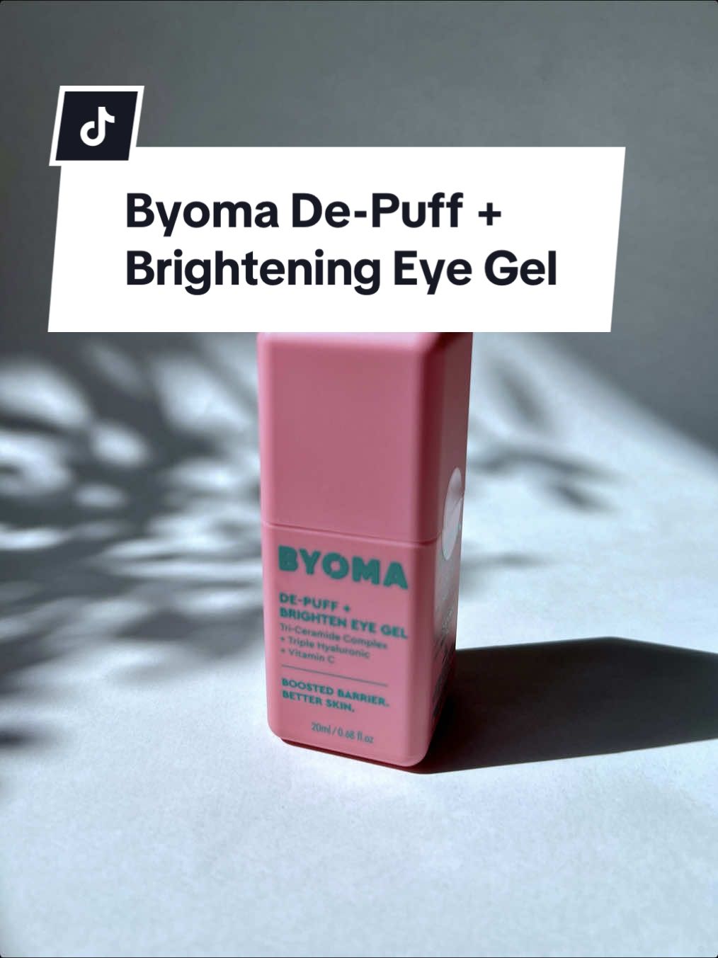 Have you tried @byoma yet? A brand that’s viral for a reason. Using all the right ingredients for your skin whilst protecting the skin barrier and this brightening eye gel is one of my favourites. Super soft on the under eyes and leaves them feeling fresh, smooth and bright.  #byoma #byomaskincare #skincare #SkinCare101 #contentmasters 