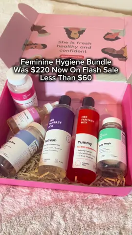 The Balance Bundle from @Her Fantasy Box is on an amazing flash sale. The sale ends today so you better get yours. #femininehygiene #femininewash #yoniwash #yonioil #herfantasybox 