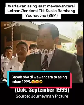 Bapak  sby di wawancara tv asing tahun 1999. #sby #promoseruweekend #tiktok #fyp #17agustus 