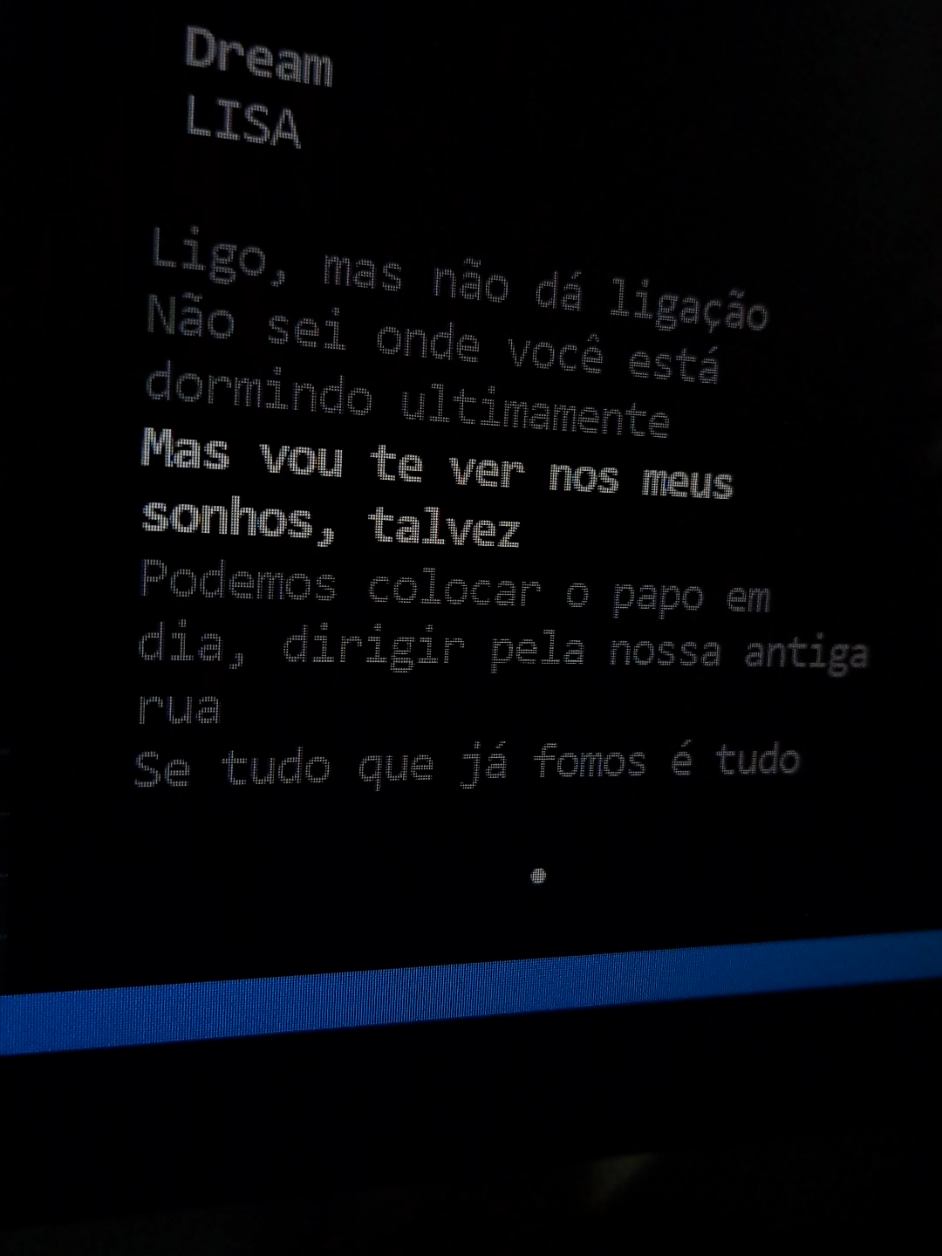 20/08 - Te vejo em meus sonhos querido. . . . #python #dream #lisa #tradução #sonho 