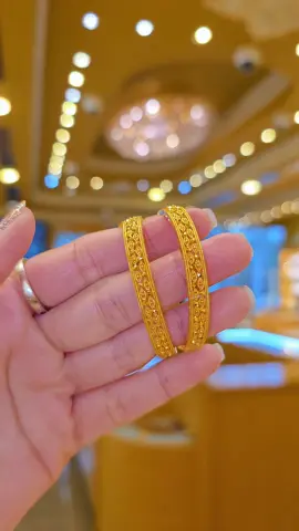 22K Gold Designer Baby Bangles💛💫 🇨🇦Largest Collection of 22K Gold  ✨️Authorized RADO watch Dealers  🙏Family owned and trusted Since 1987 📍7198 Airport Road, Mississauga Ontario  📞Call or WhatsApp (905)671-4290 #babybangles #22kgold #goldlovers #fyp #goldjewellery 
