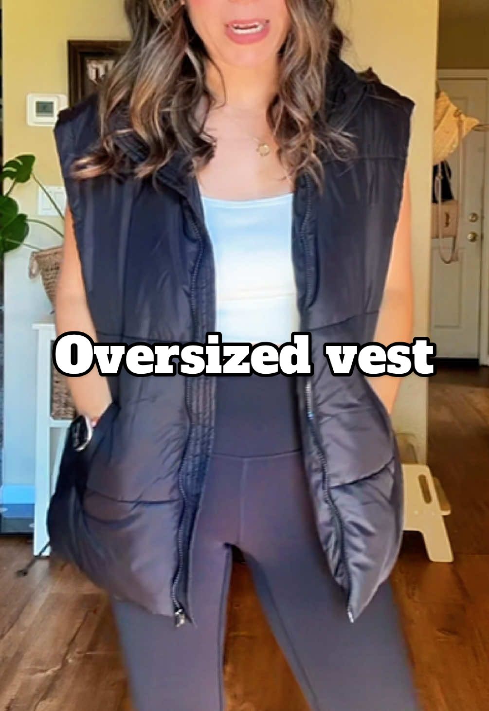 This oversized puffer vest is Lightweight yet cozy, chic yet practical. this is the layering piece every closet needs.   #puffervest #fallstyle #winteroutfit #fallfashion #wintervest     