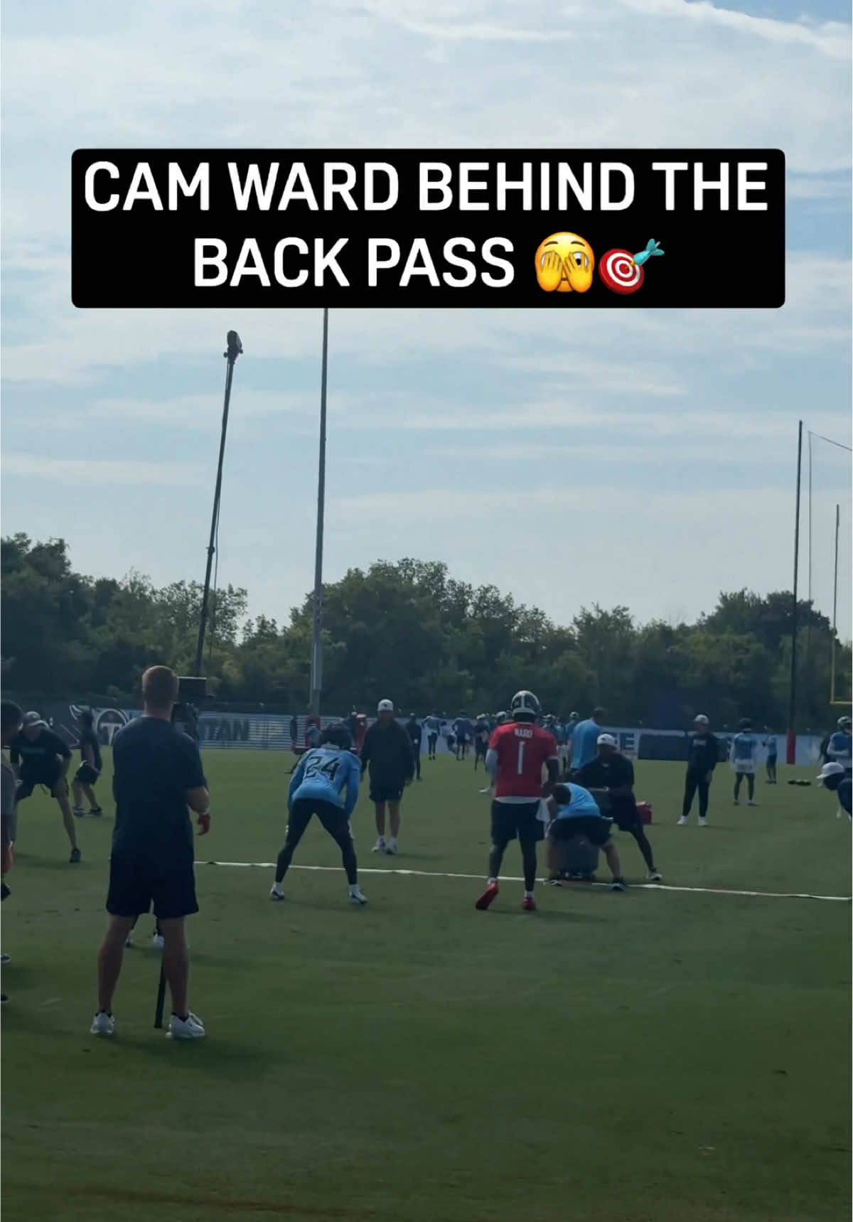 Imagine if Cam Ward broke that out in an actual game 🤯  #fyp #nfl #tennesseetitans #camward #football  (via @Green Light Podcast)