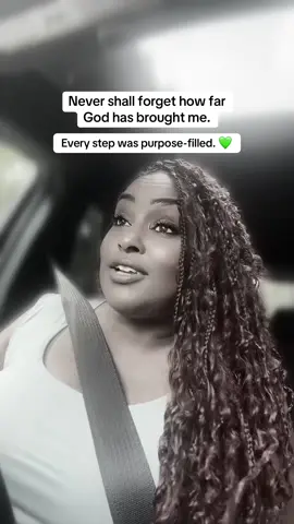 Never shall forget how far God brought me. The pain had purpose. The delays were divine. The detours led to destiny! 💚  #convictedtogrow #faith #resilience #godsplan #newchapter #praise 