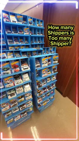 22 on display, then another one in an isle by itself so 23 shippers on the floor. Didn’t make a single purchase today. 🤷‍♂️ #hotwheels #hotwheelshunting #hotwheelscollector #hotwheelsdisplay 