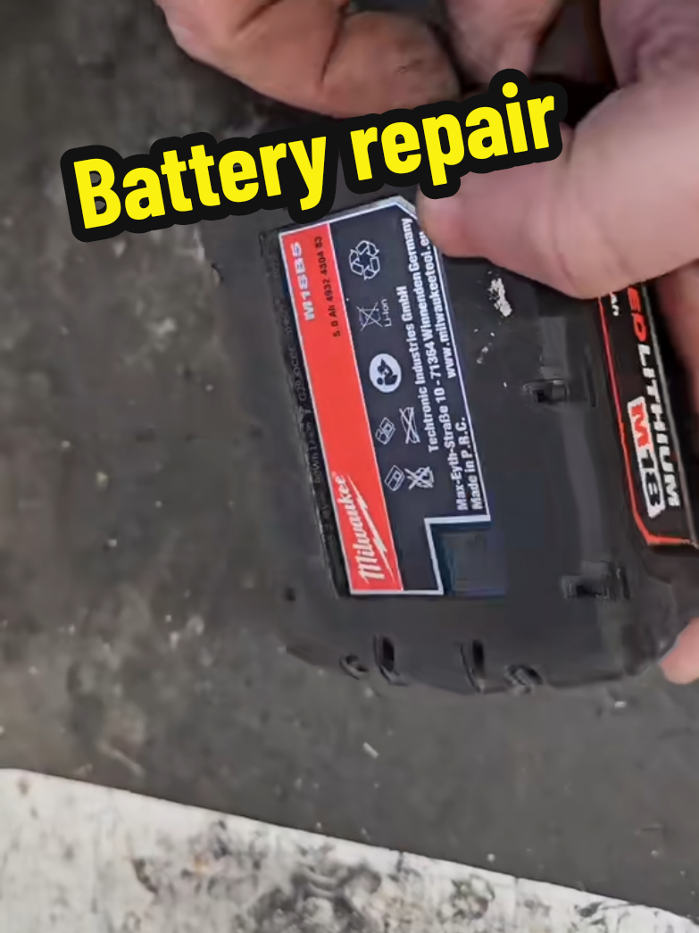 #onthisday Milwaukee M18 Battery repair 