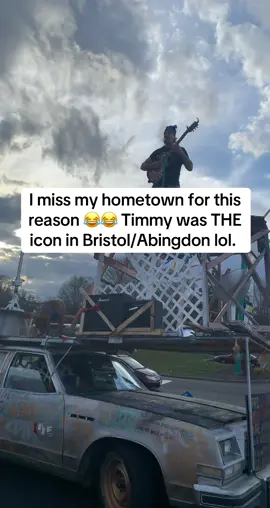 I have so many more videos of him 😂 he’s my friend’s dad and I took this when he came by my job (Taco Bell). Also my friends and I drew on his car😂😂 #hometown #music #funny 