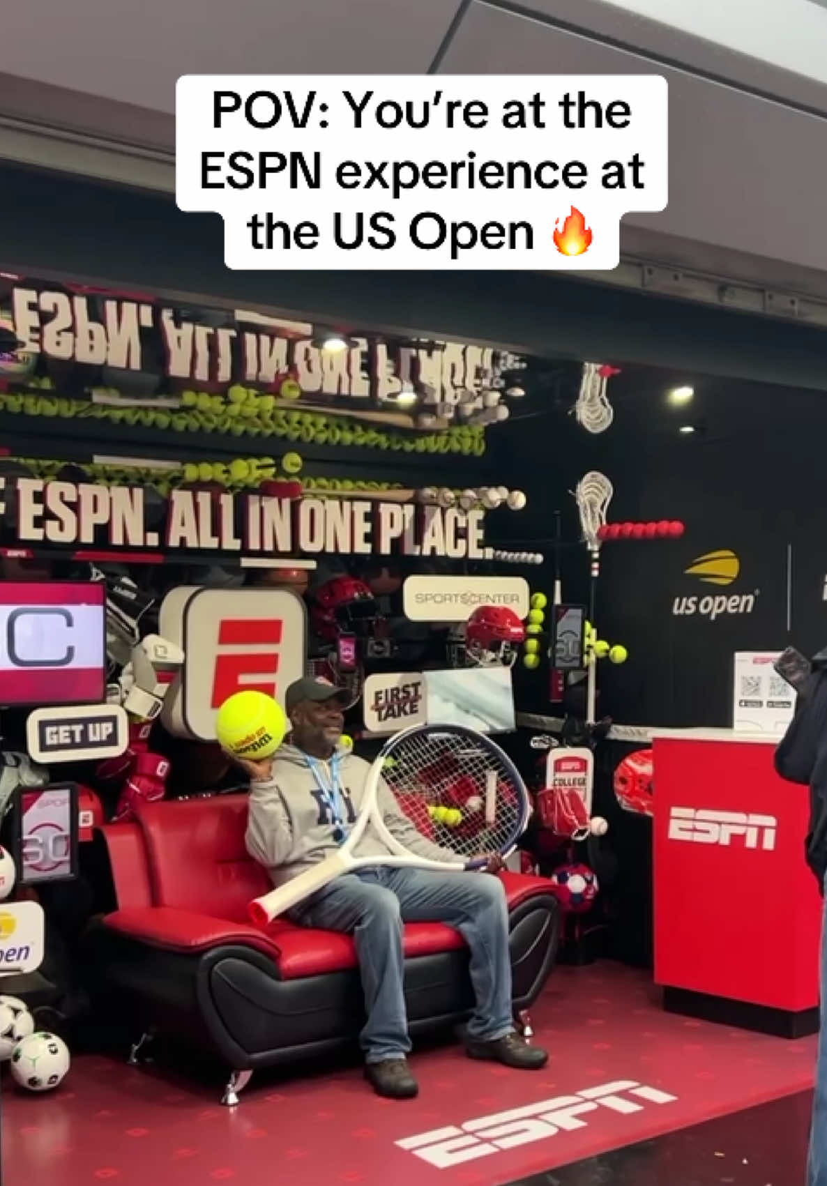 #ESPN #tennis #USOpen #fan 