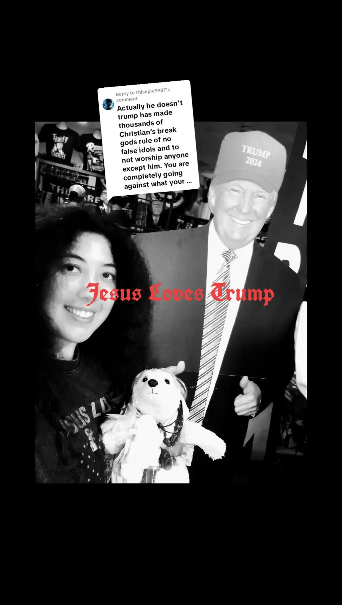 Replying to @thisepic9987 ☆ jesus loves trump #donaldtrump 