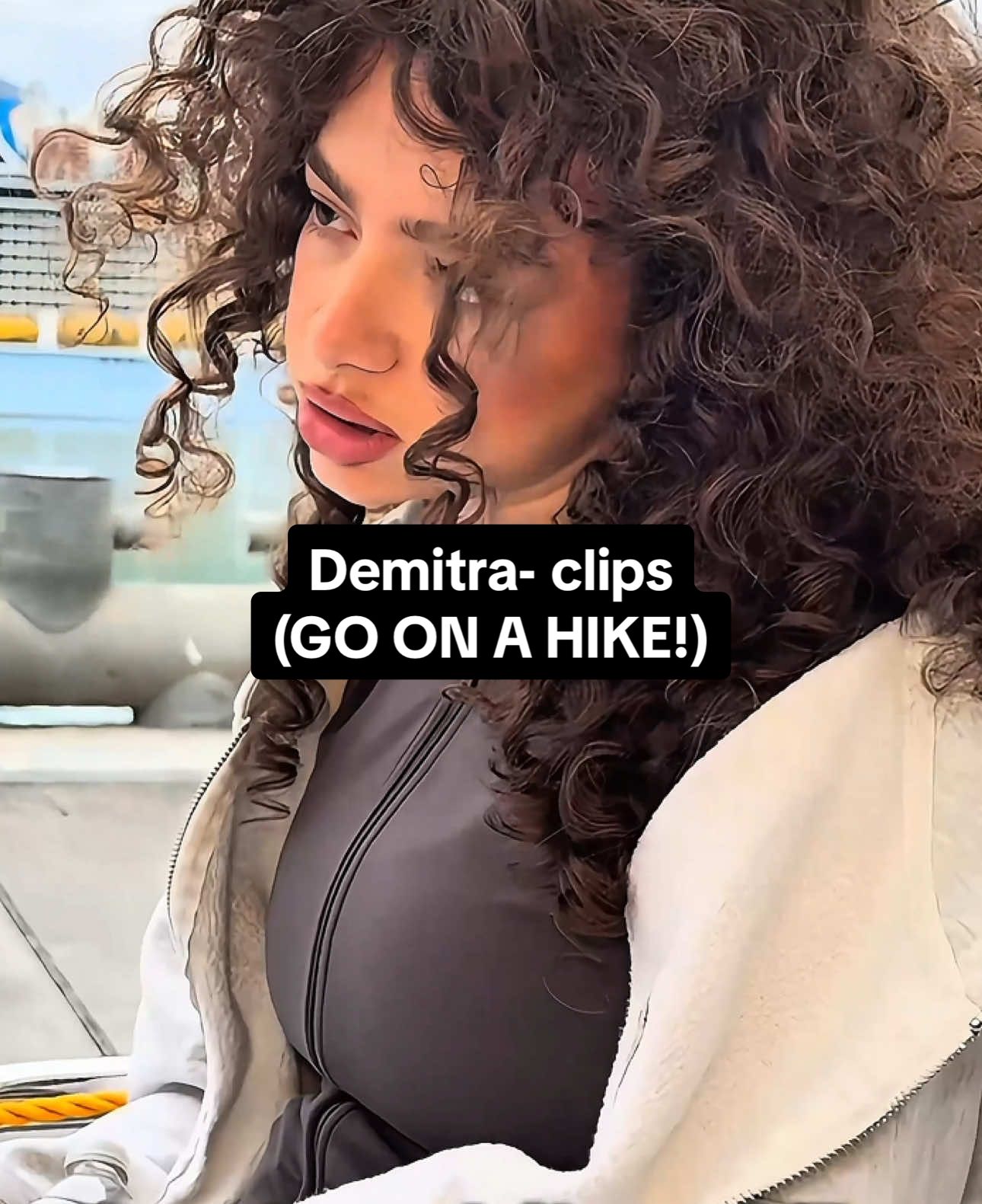 || clips of Demitra from the (GO ON A HIKE!) video on the Kalogeras Sisters channel || please remember to give creds! || #demitrakalogeras #kalogerassisters #clips #scp #mult1scenes 